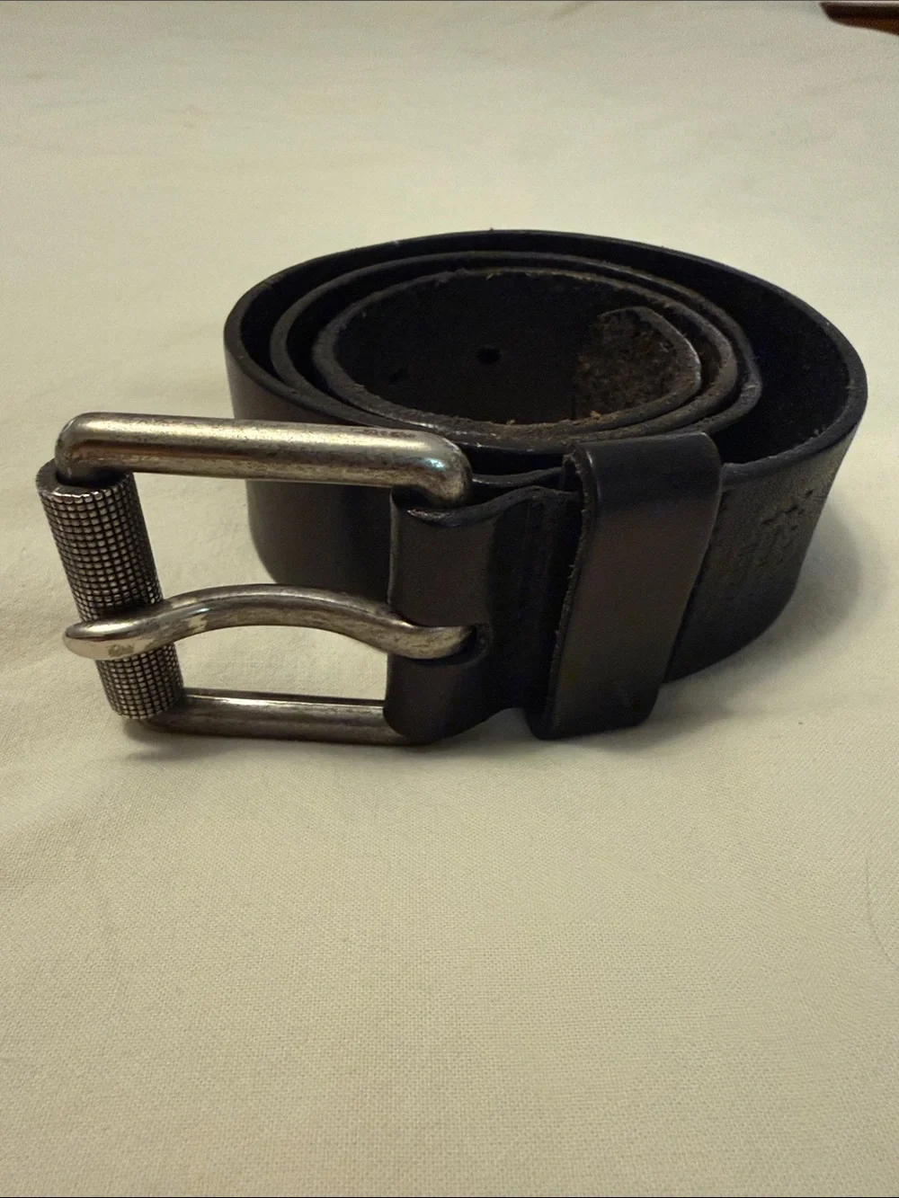 Fossil Belt, Black, Genuine Leather, size 32